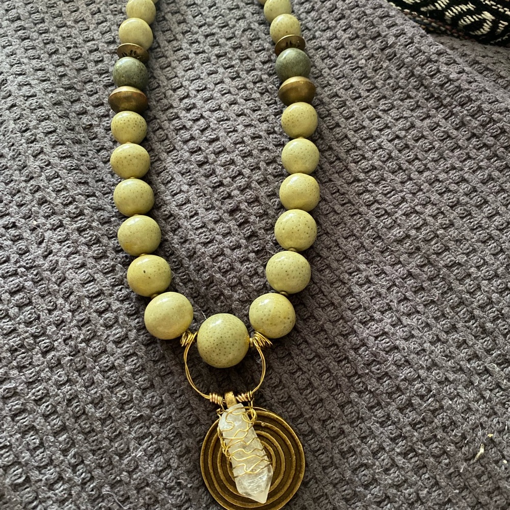 One of a kind African inspired necklace